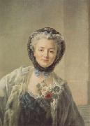 Francois-Hubert Drouais Madame Drouais Wife of the Artist (mk05) oil on canvas